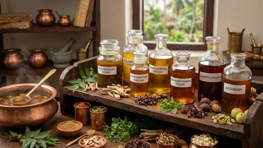 Medicated Vasti therapy preparations for Vata pacification and stroke neurological recovery