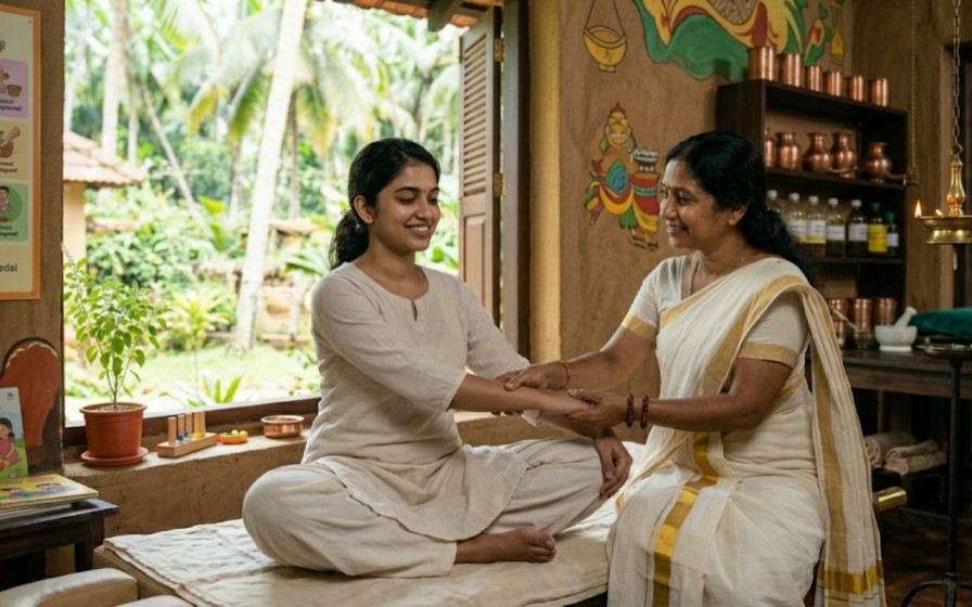 Ayurvedic rehabilitation for multiple sclerosis — yoga and therapy integration at Nivera Ayur Care