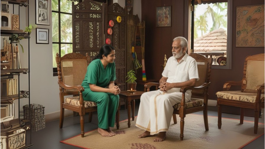 Ayurvedic treatments are integrated with evidence-based speech therapy
