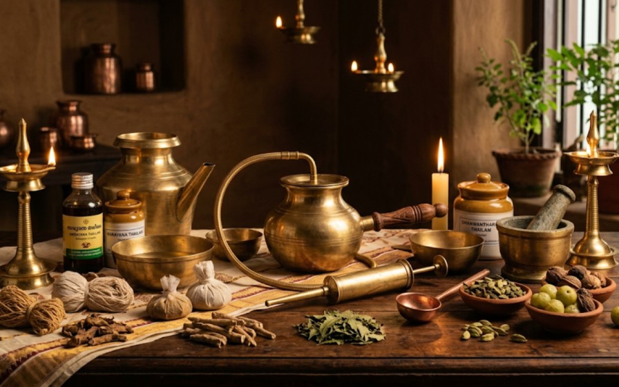 Basti medicated enema therapy — the king of Vata-pacifying treatments at Nivera Ayur Care Kochi