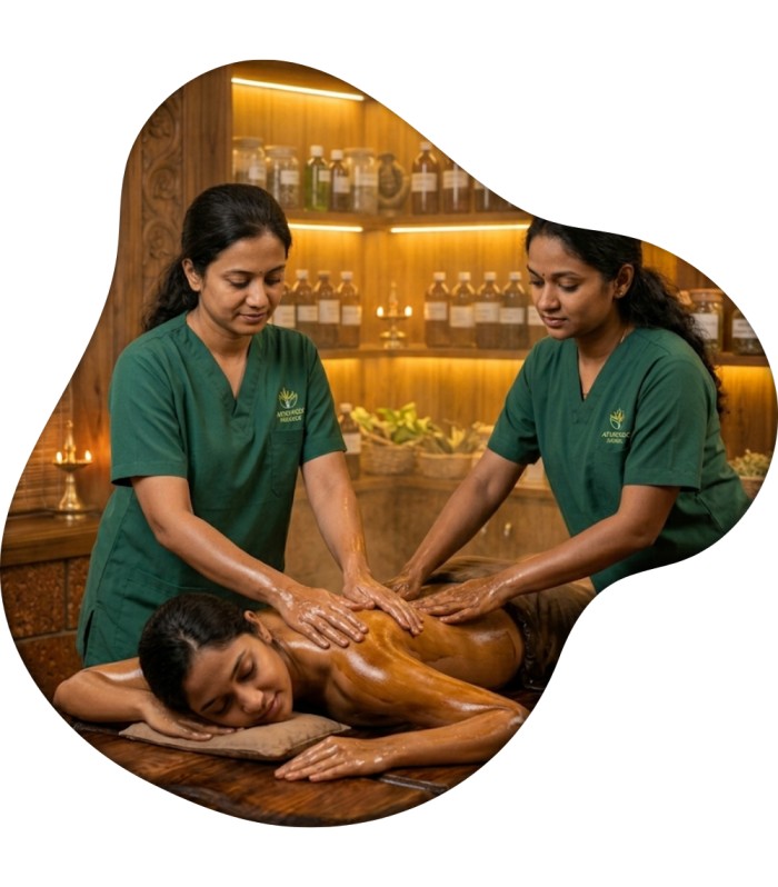 Traditional Ayurvedic Oil Therapy for Complete Body Wellness