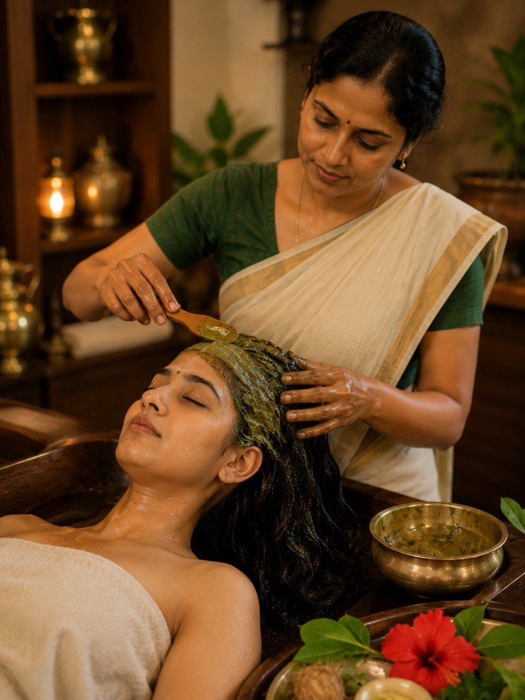 herbal hair mask treatment in kochi