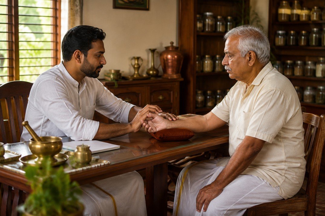 nadi pariksha ayurvedic consultation kochi